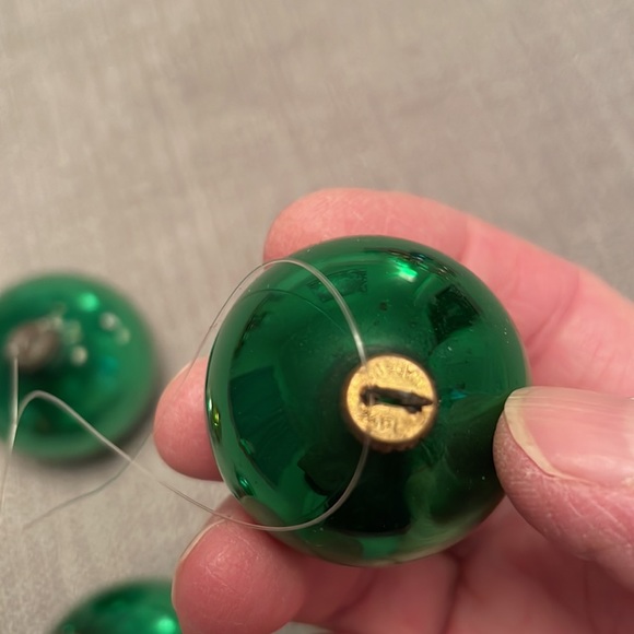 Set of 7 Vintage Mercury Christmas Ornaments - Picture 6 of 9